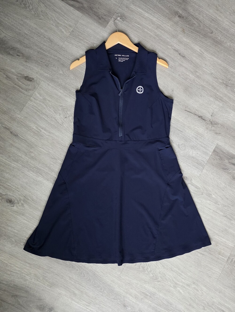 Peter Millar Women's Bingham Sleeveless Sport Dress L
